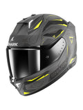  SHARK SKWAL i3 LINIK Mat Full Face Helmet Anthracite Yellow Black