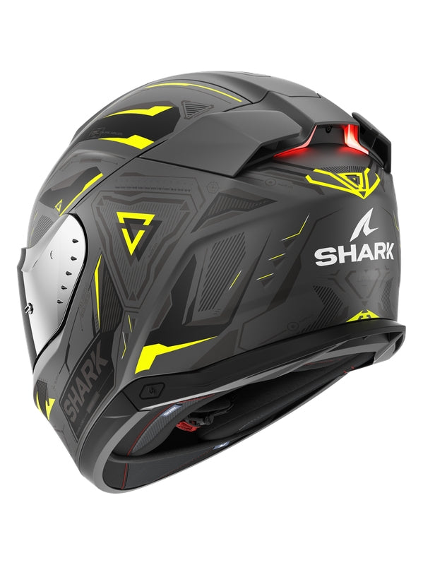  SHARK SKWAL i3 LINIK Mat Full Face Helmet Anthracite Yellow Black