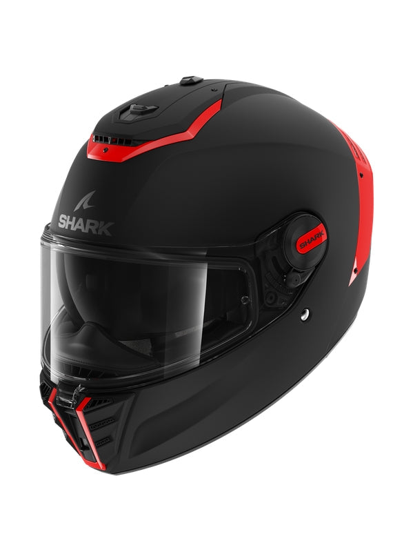  SHARK SPARTAN RS BLANK MAT SP RACING HELMET BLACK ORANGE BLACK