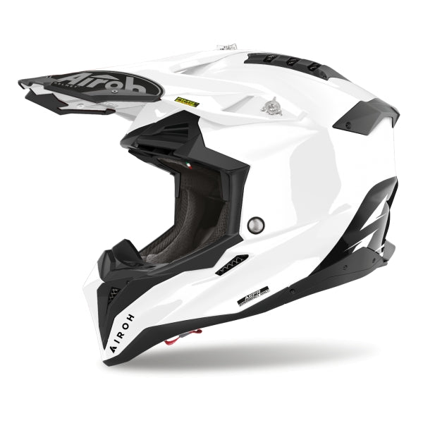 AIROH - AVIATOR 3 HELMET COLOR WHITE GLOSS