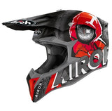 AIROH - WRAAP YOUTH ALIEN RED MATT HELMETS
