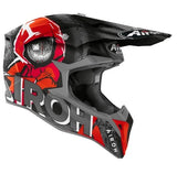 AIROH - WRAAP YOUTH ALIEN RED MATT HELMETS