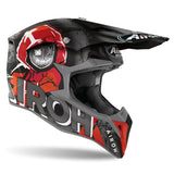  Airoh Wraap Alien Full Face Motocross Helmet Matte Red