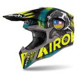  AIROH - WRAAP ALIEN YELLOW MATT HELMETS - SECURTEX MOTOR SL (t/a MaximoMoto)