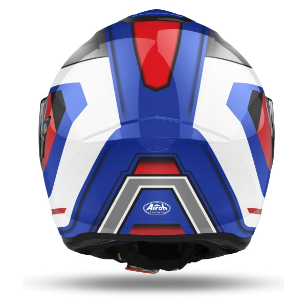 AIROH - WRAAP YOUTH BROKEN BLUE/RED GLOSS HELMETS