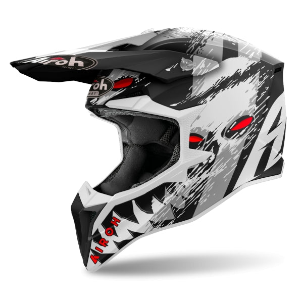  AIROH - WRAAP DEMON MATT HELMETS - SECURTEX MOTOR SL (t/a MaximoMoto)