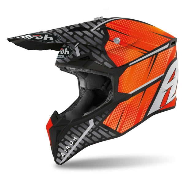  AIROH - WRAAP HELMETS IDOL ORANGE MATT - SECURTEX MOTOR SL (t/a MaximoMoto)