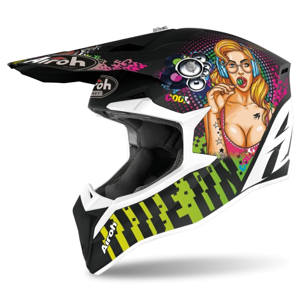 AIROH - WRAAP YOUTH PIN UP MATT HELMETS