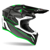  AIROH - WRAAP MOOD GREEN MATT HELMETS - SECURTEX MOTOR SL (t/a MaximoMoto)