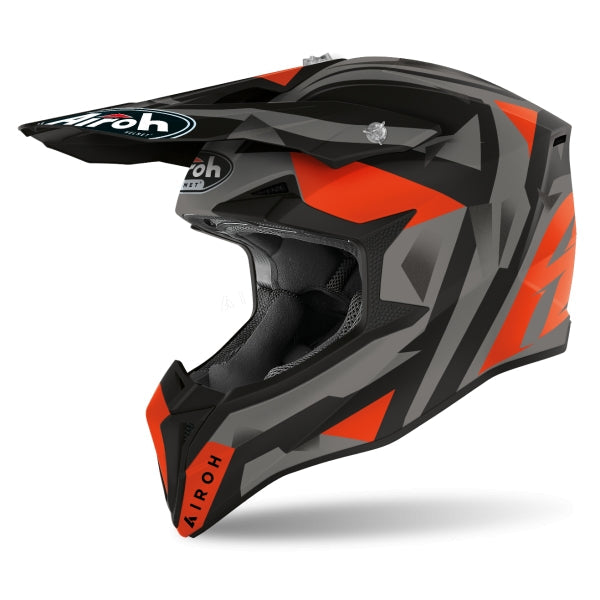  AIROH - WRAAP SEQUEL ORANGE MATT HELMETS - SECURTEX MOTOR SL (t/a MaximoMoto)