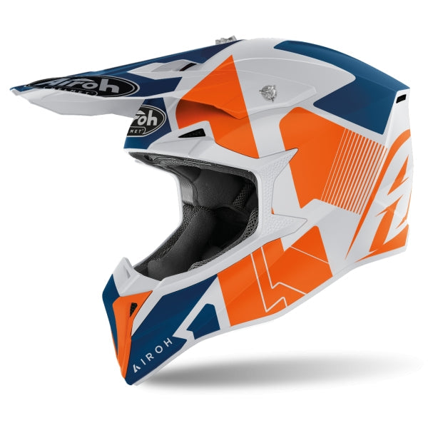  AIROH - WRAAP RAZE ORANGE MATT HELMETS - SECURTEX MOTOR SL (t/a MaximoMoto)