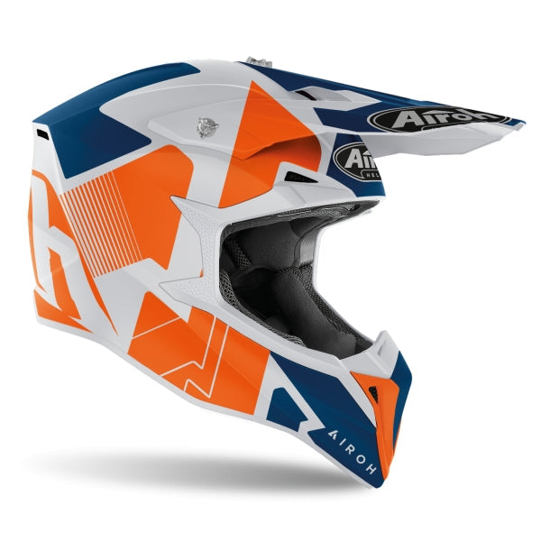  AIROH - WRAAP RAZE ORANGE MATT HELMETS - SECURTEX MOTOR SL (t/a MaximoMoto)