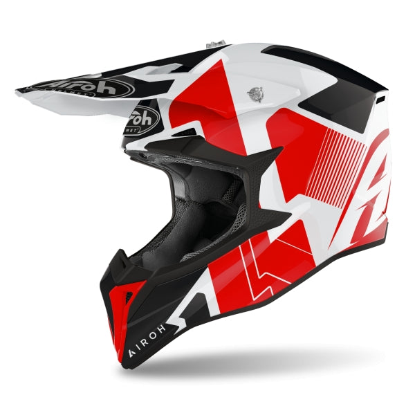  AIROH - RAZE RED GLOSS WRAAP HELMETS - SECURTEX MOTOR SL (t/a MaximoMoto)