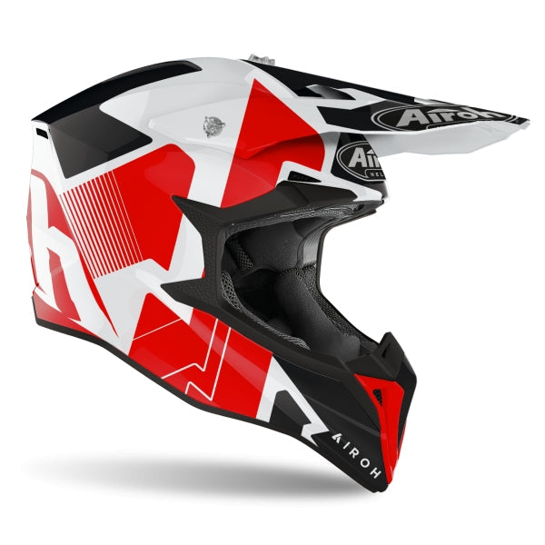  AIROH - RAZE RED GLOSS WRAAP HELMETS - SECURTEX MOTOR SL (t/a MaximoMoto)