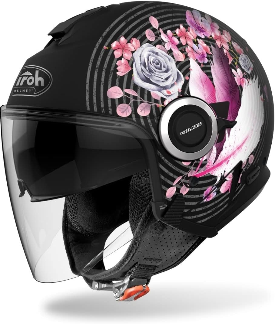 AIROH HELIOS MAD MATT OPEN FACE SCOOTER HELMET