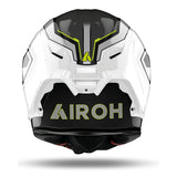 AIROH - GP550 S RUSH WHITE/YELLOW GLOSS HELMETS