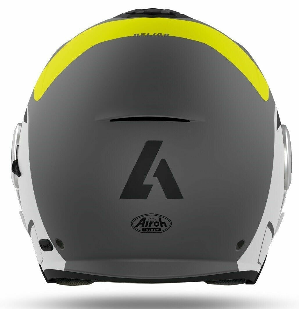  AIROH - HELIOS UP GRAY MATT HELMETS - SECURTEX MOTOR SL (t/a MaximoMoto)