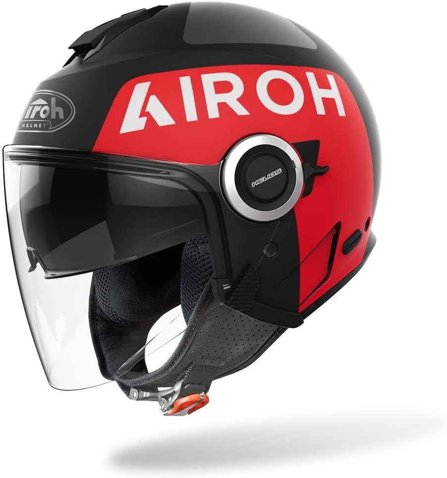  AIROH Helios Color Up Black Matt Open Face Motorcycle Helmet
