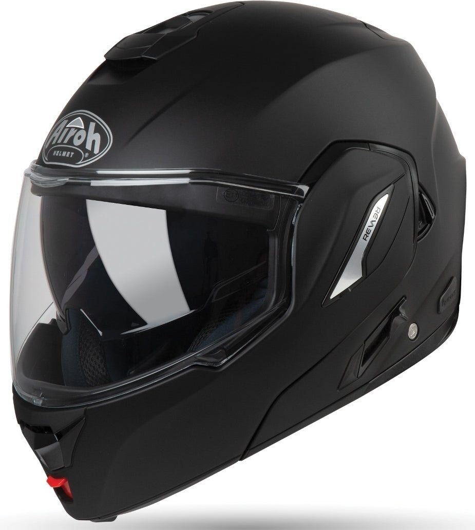  Airoh Rev 19 Matte Black Flip Up Motorcycle Helmet