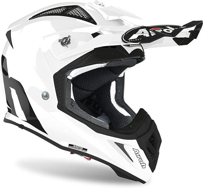 AIROH - AVIATOR ACE HELMET COLOR WHITE GLOSS