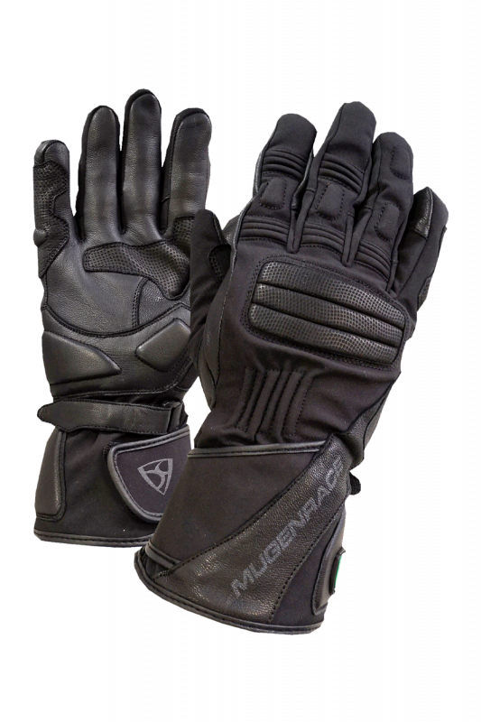 MUGENRACE PRIMO WINTTER Moto Largo Guantes Negro