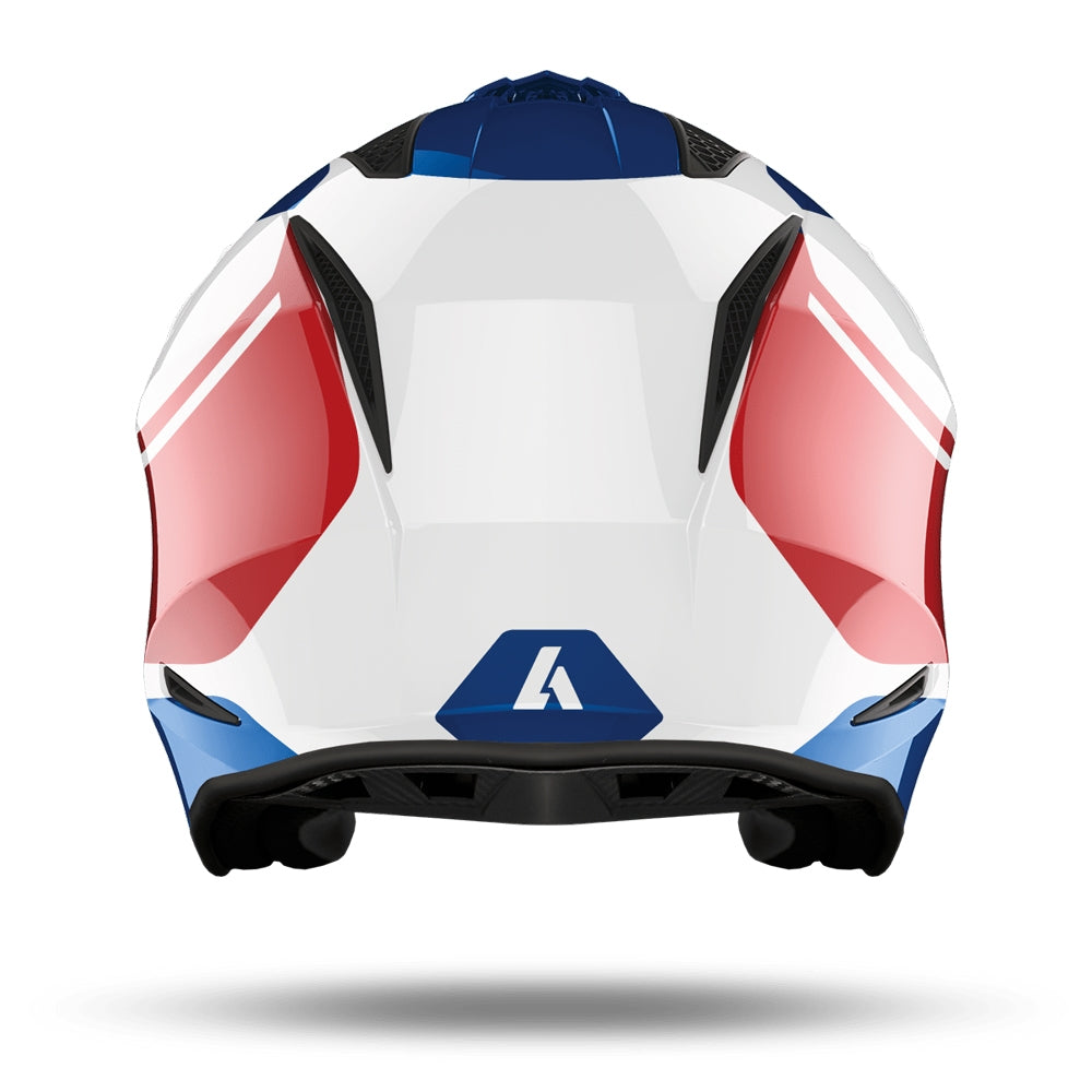  AIROH - TRR S KEEN BLUE/RED GLOSS HELMETS - SECURTEX MOTOR SL (t/a MaximoMoto)