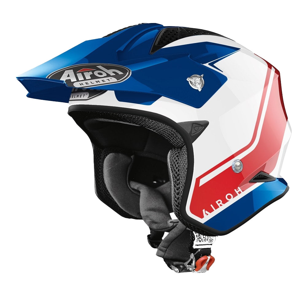  AIROH - TRR S KEEN BLUE/RED GLOSS HELMETS - SECURTEX MOTOR SL (t/a MaximoMoto)