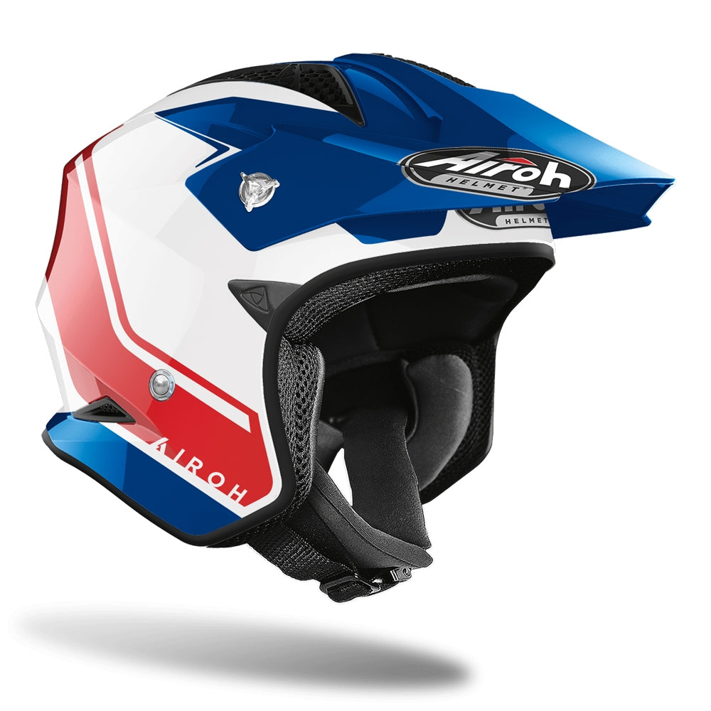  AIROH - TRR S KEEN BLUE/RED GLOSS HELMETS - SECURTEX MOTOR SL (t/a MaximoMoto)