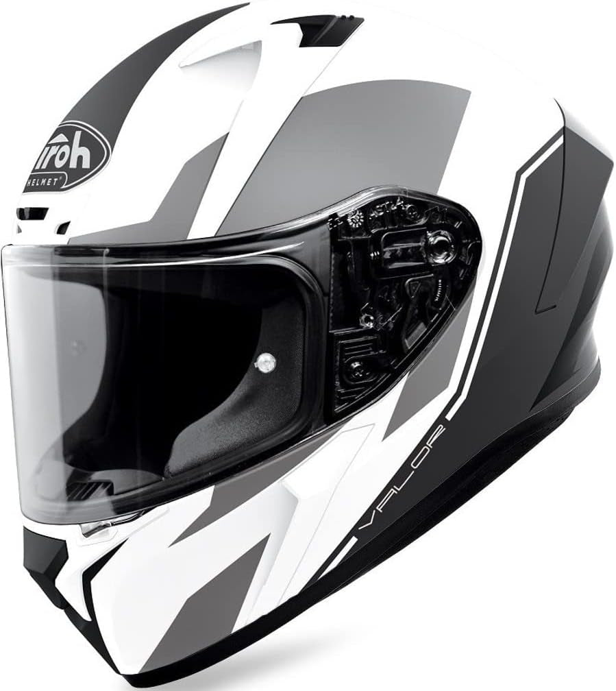  AIROH - VALOR WINGS MATTE WHITE FULL FACE MOTORCYCLE TOURING HELMETS