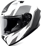  AIROH - VALOR WINGS MATTE WHITE FULL FACE MOTORCYCLE TOURING HELMETS