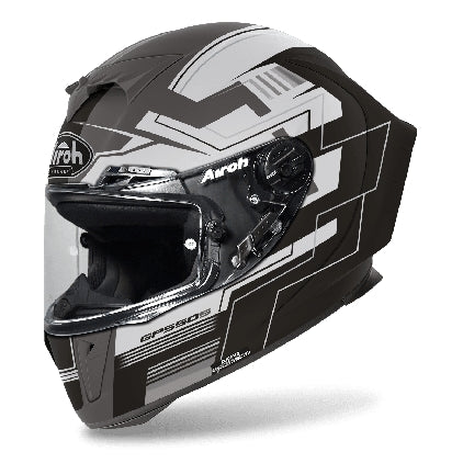 AIROH - GP550 S CHALLENGE BLACK MATT HELMETS