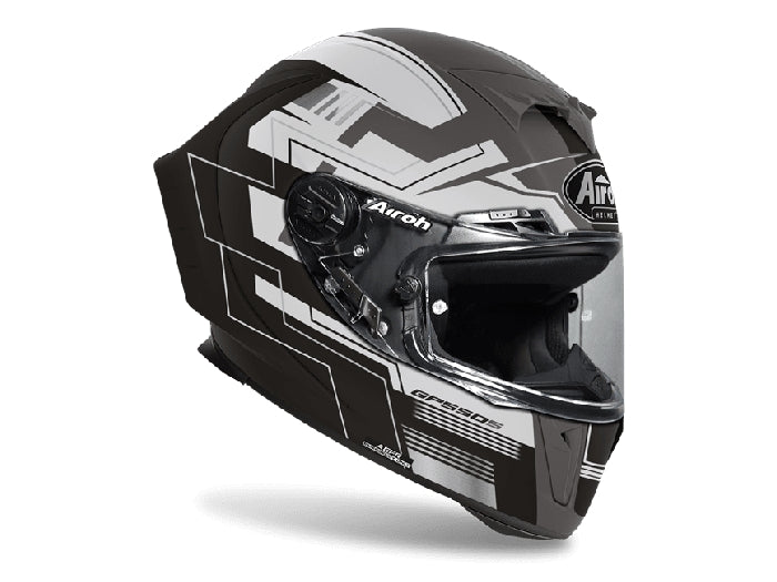 AIROH - GP550 S CHALLENGE BLACK MATT HELMETS