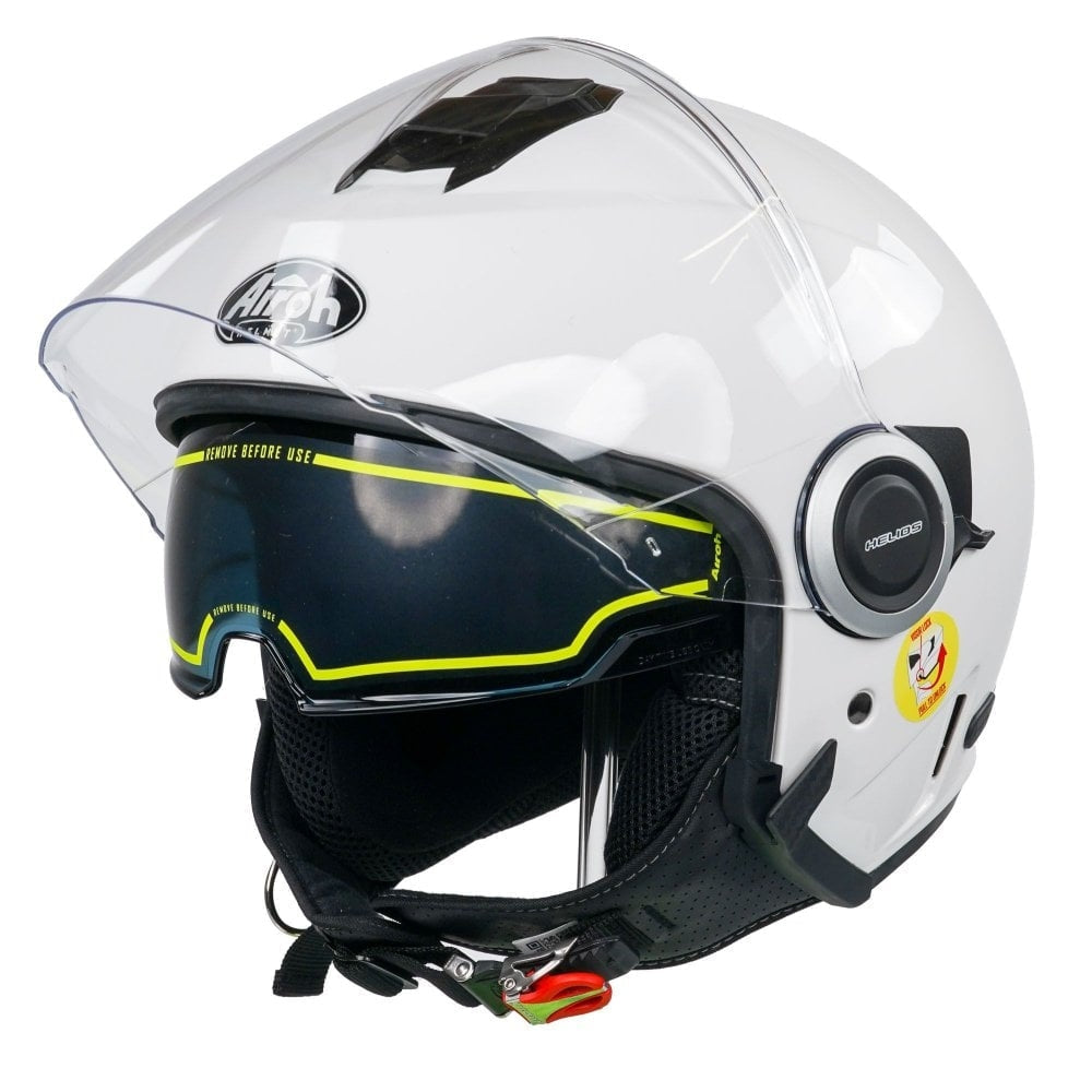  AIROH - HELIOS HELMETS COLOR WHITE GLOSS - SECURTEX MOTOR SL (t/a MaximoMoto)