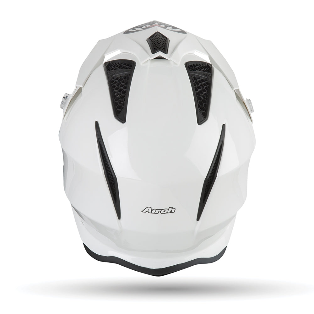  AIROH - TRR S HELMET COLOR WHITE GLOSS - SECURTEX MOTOR SL (t/a MaximoMoto)