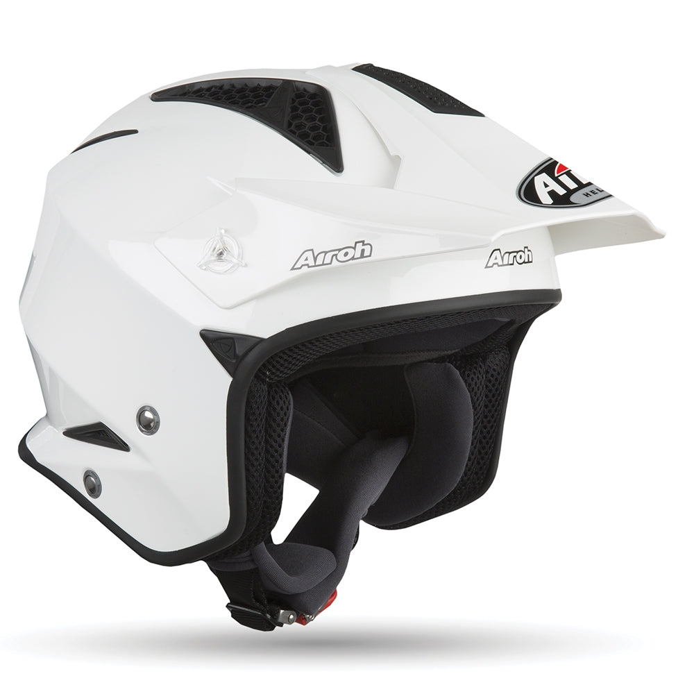  AIROH - TRR S HELMET COLOR WHITE GLOSS - SECURTEX MOTOR SL (t/a MaximoMoto)