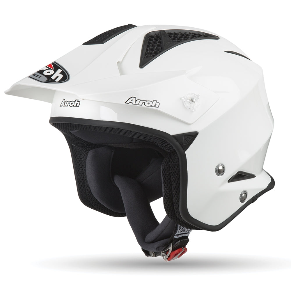  AIROH - TRR S HELMET COLOR WHITE GLOSS - SECURTEX MOTOR SL (t/a MaximoMoto)