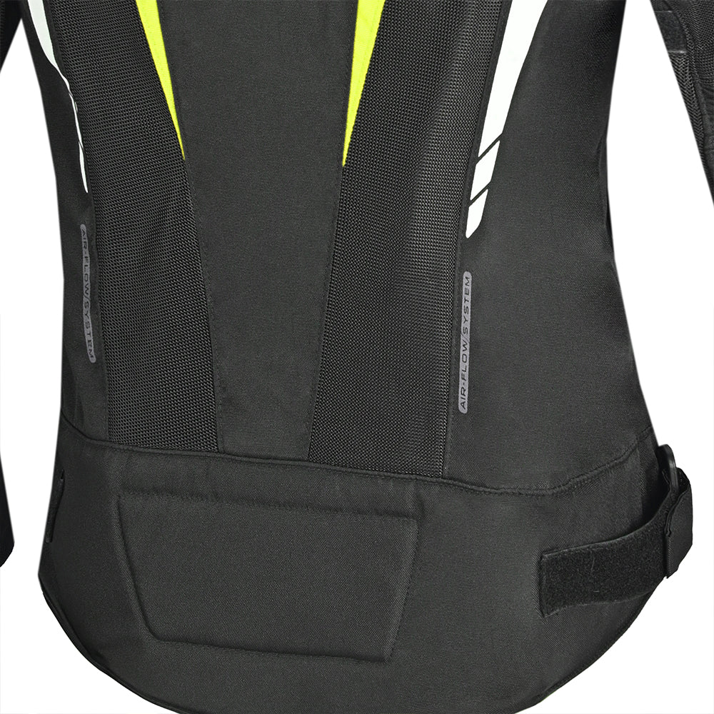 BELA Sprinter Lady Textile Motorbike Jacket Black/Yellow/Fluro
