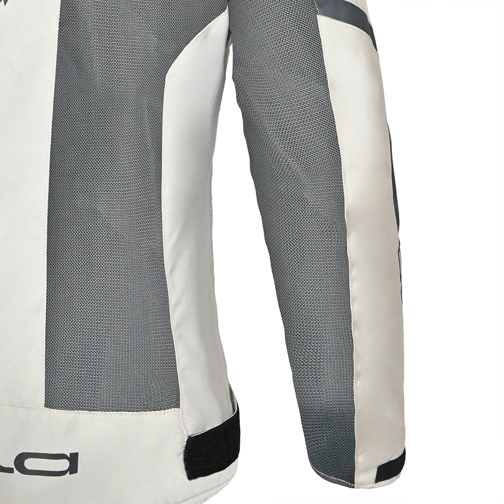 BELA Mesh Pro Lady Motorcycle Touring Jacket Gray Ice