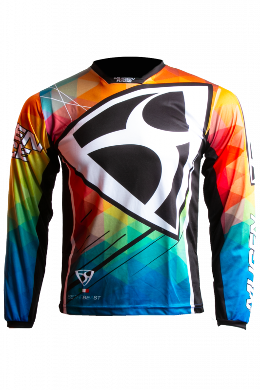 MUGENRACE CR-MNR-2493 SHIMY CRUZ JERSEY NEGRO AMARILLO