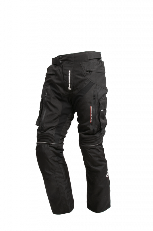 MUGENRACE 1851 Textiles Lineales Venture Pantalones Negro