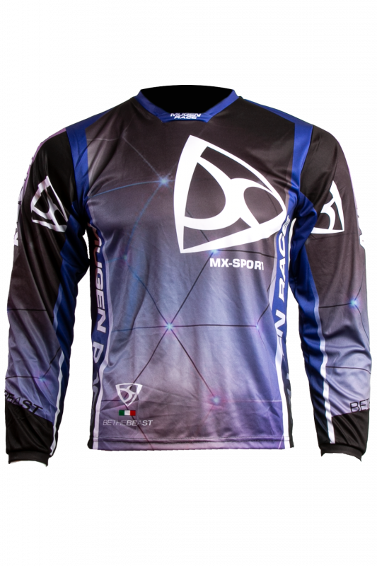 MUGENRACE CR-MNR-2491 TENTO CRUZ JERSEY NEGRO AZUL