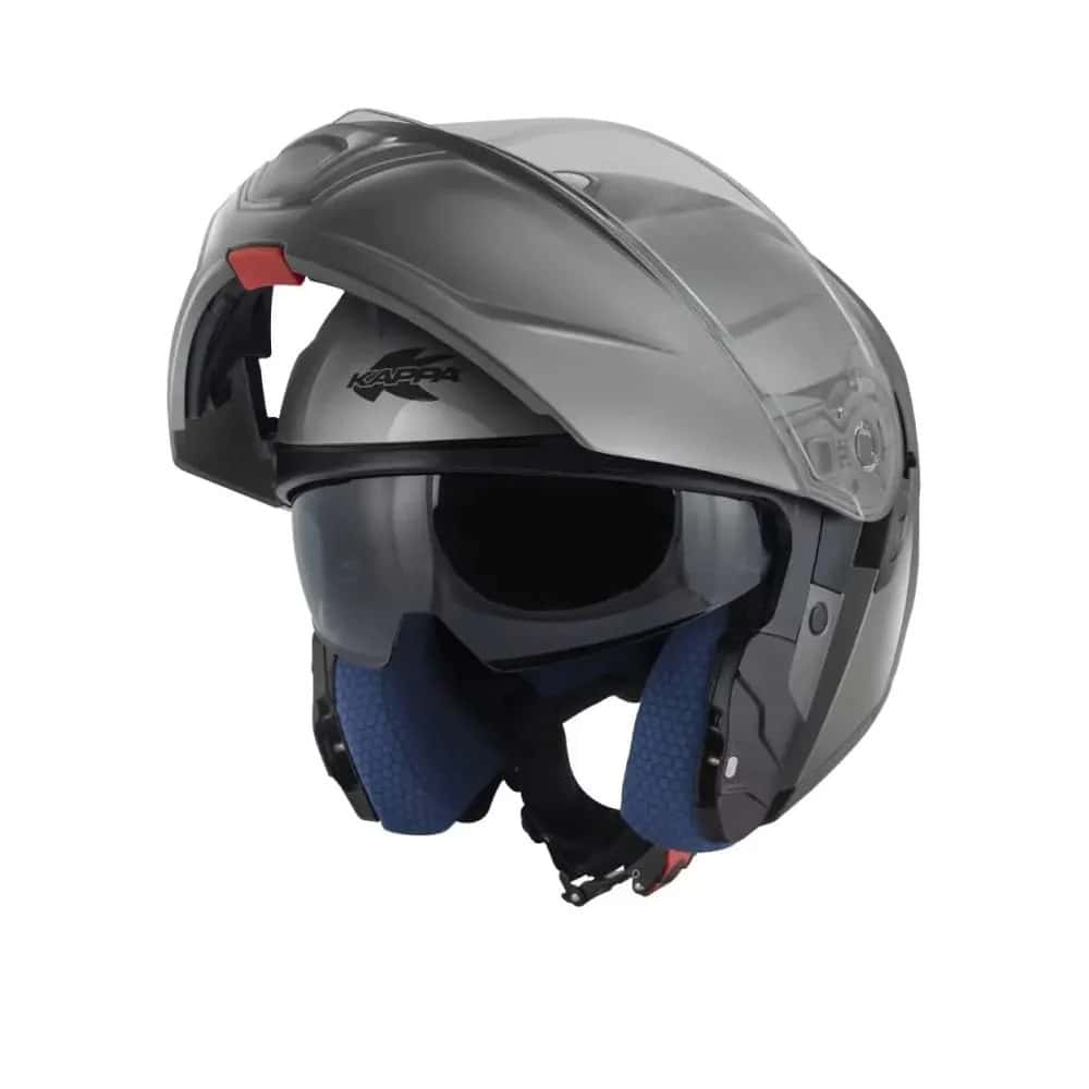 KAPPA KV50 MOTO MODULAR CASCO BASICO GRIS BRILLO - CASCO
