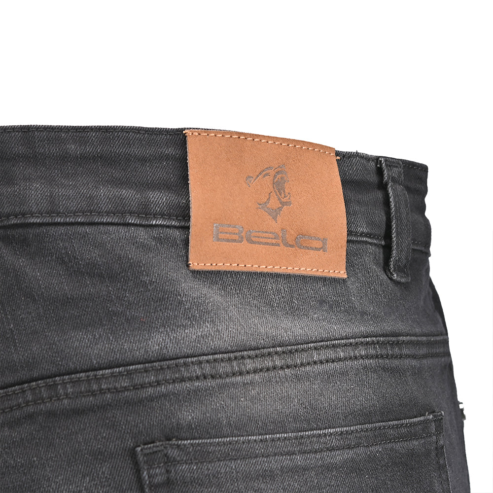 BELA Piston Motorcycle Denim Jeans 34L Black