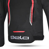 BELA Star youth Kids Motorcycle Jacket Black 