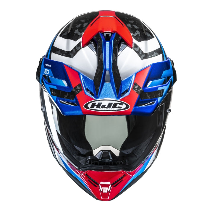 HJC RPHA 60 Dakar Dual Sports Motorcycle Adventure Helmet White Blue Red