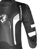 BELA X Race 1PC Motorcycle Racing Suit Black Dark Grey White 