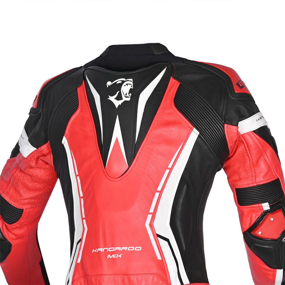 BELA Rocket Lady 2 PC Motorcycle Racing Suit Red Black White 