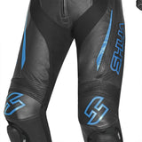 SHUA Infinity 2.0 - 1 PC Motorcycle Racing Leather Suit - Black Blue 