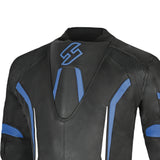 SHUA Infinity 1 PC Motorcycle Racing Suit UK Black Blue