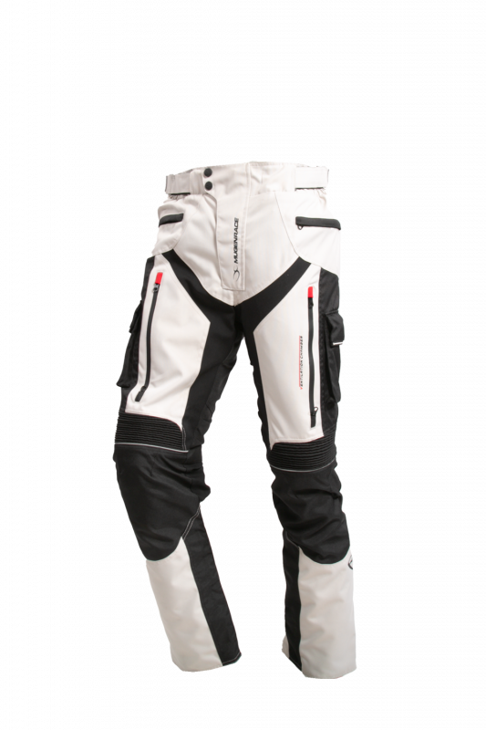 MUGENRACE 1851 Textiles Lineales Venture Pantalones Claro Gris Negro 